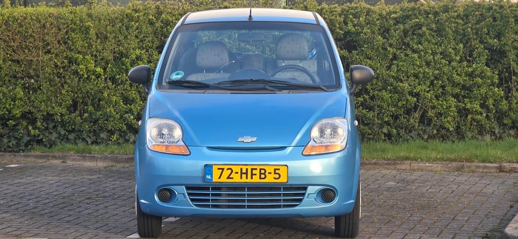 Chevrolet Matiz 0.8 | 2008 | Apk 31-10-26 | Distr VV, Auto's, Voorwielaandrijving, Stof, Blauw, Origineel Nederlands