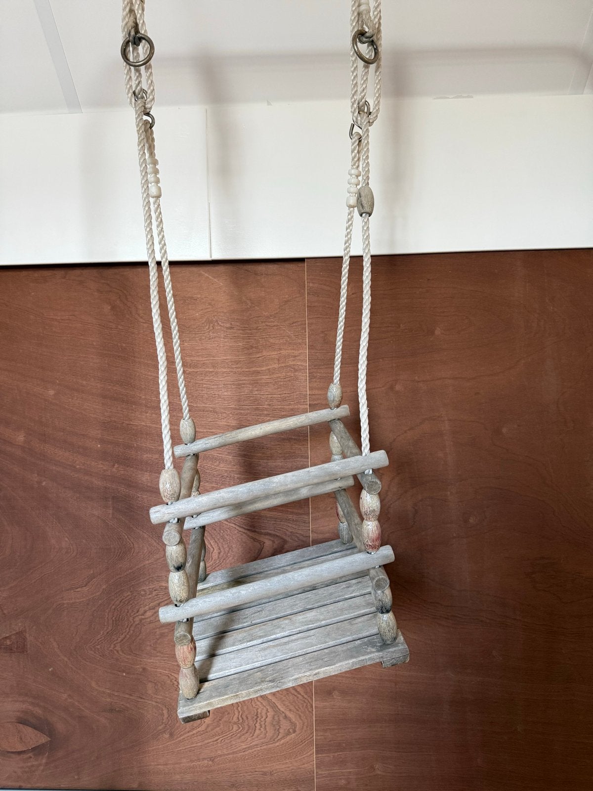 Houten schommel voor baby of peuter, Ophalen of Verzenden, Gebruikt, Schommel