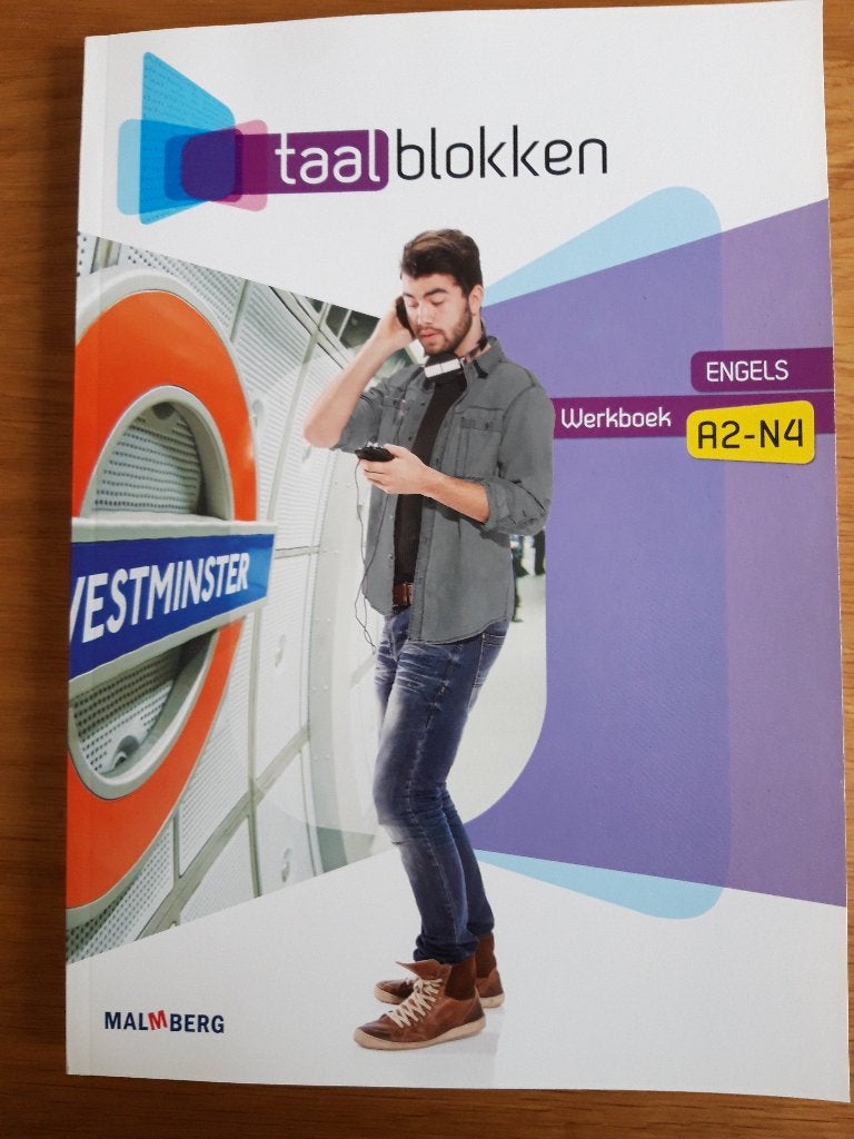 Engels werkboek: Taalblokken Werkboek A2-N4 Engels -NIEUW-, Marlene v.Heel/W. Meester, Nieuw, Ophalen of Verzenden, MBO