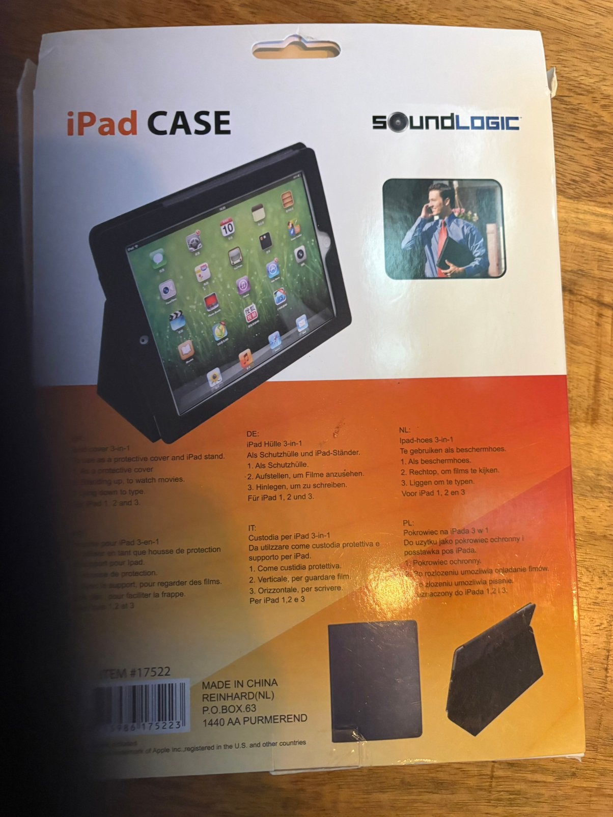 Sound logic Ipad case, Computers en Software, 10 inch, Nieuw, Bescherming voor- en achterkant, Ophalen of Verzenden