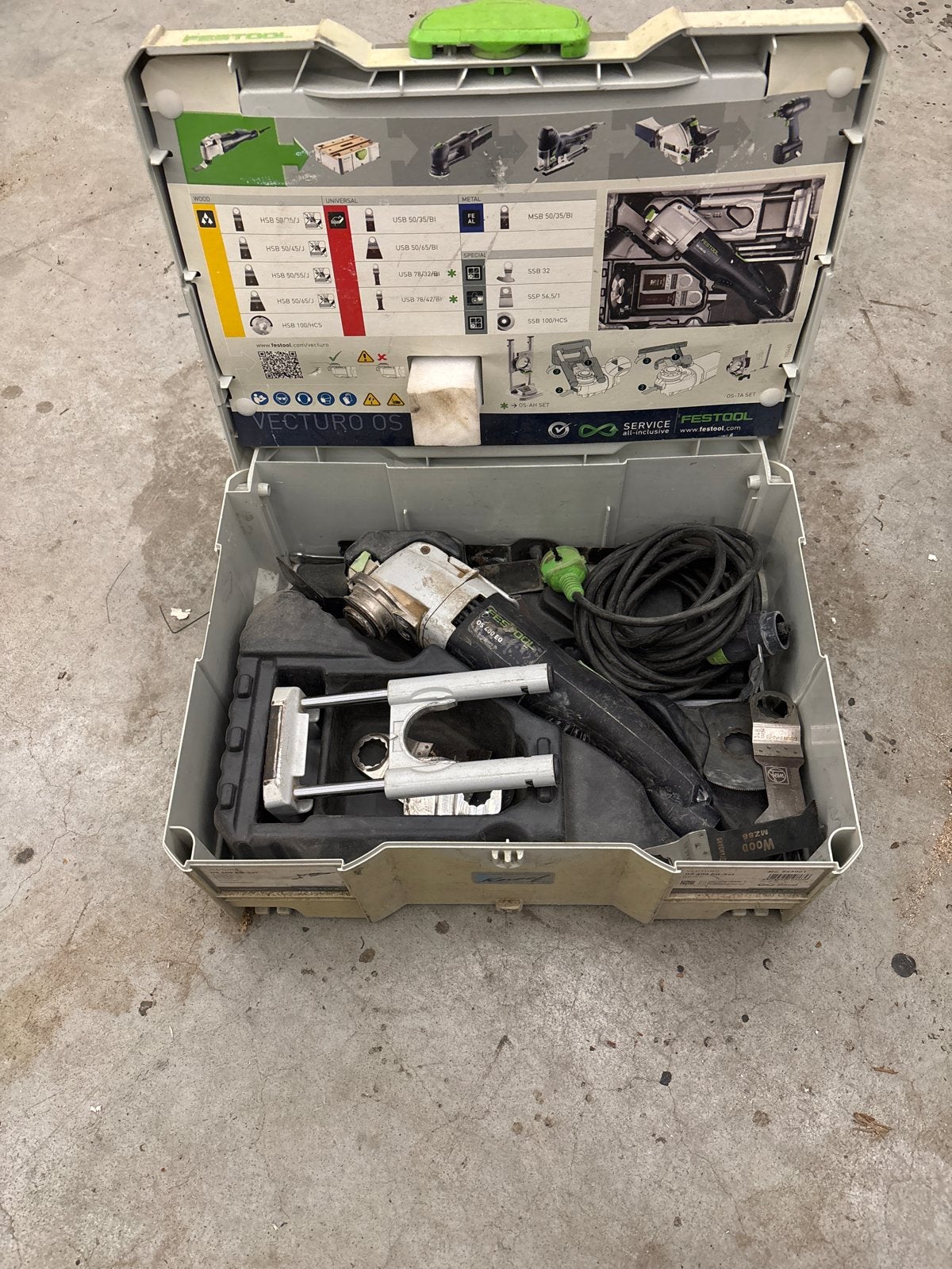 Festool Vecturo OS 400 EQ Oscillerende Multitool, Doe-het-zelf en Verbouw, Ophalen of Verzenden, Gebruikt