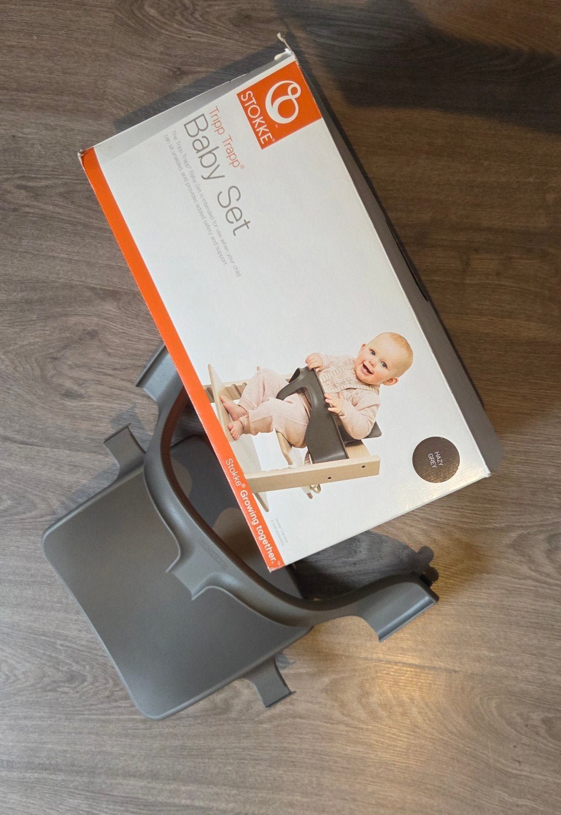 Stokke | Baby Set (hazel grey), Ophalen, Zo goed als nieuw, Meegroeistoel