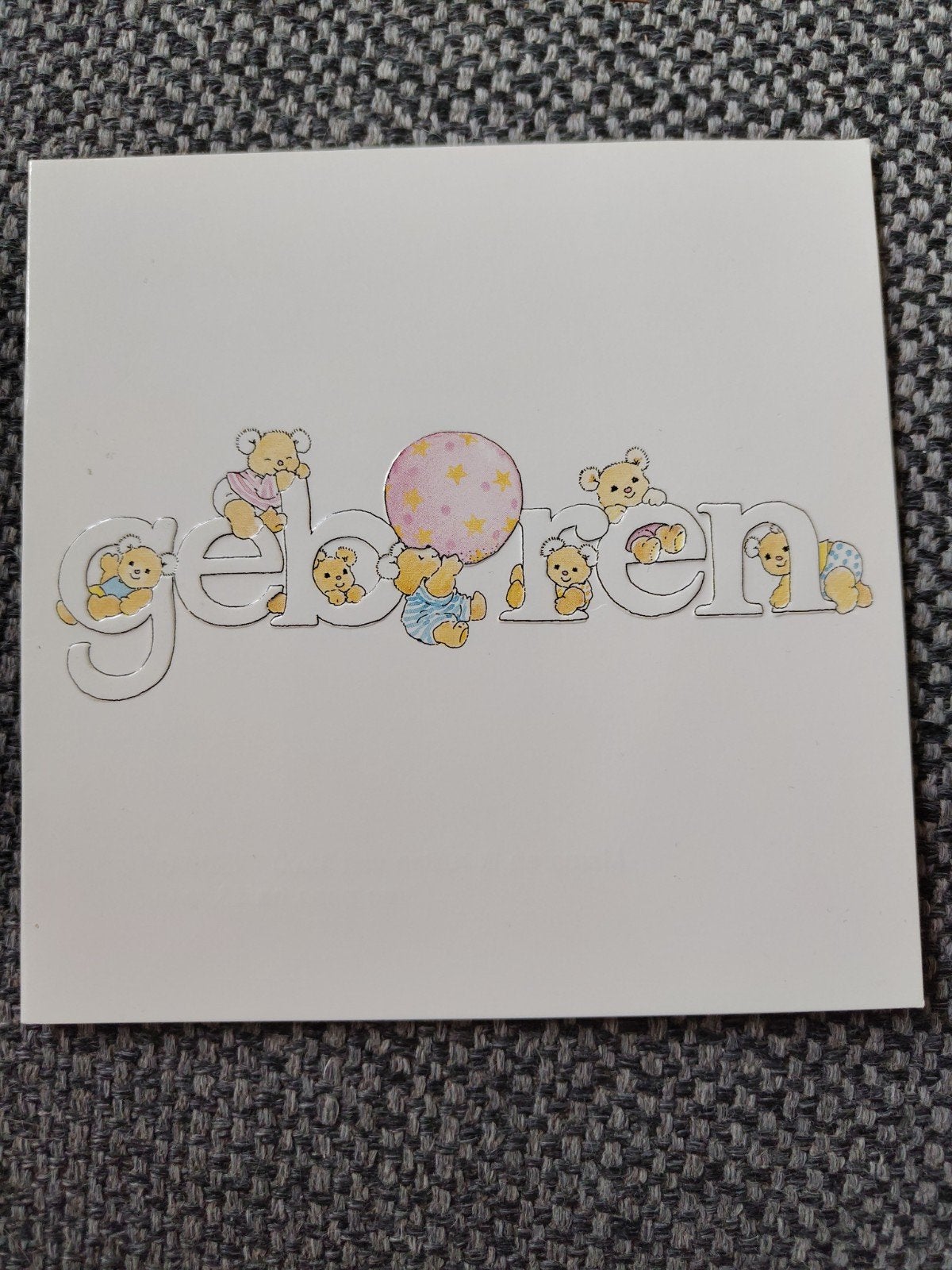 Intercard, Ophalen of Verzenden, 1990 tot 2000, Geboortekaartje