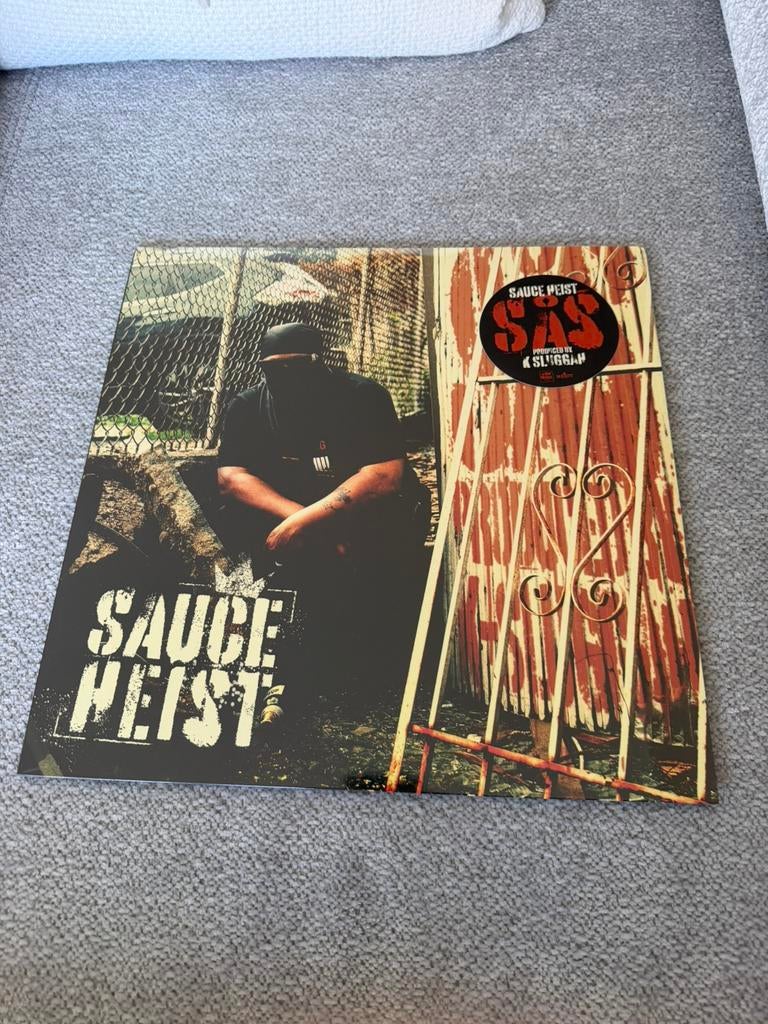 Sauce heist SÅS red ghost vinyl, Cd's en Dvd's, Vinyl | Hiphop en Rap, 2000 tot heden, Ophalen of Verzenden, Zo goed als nieuw