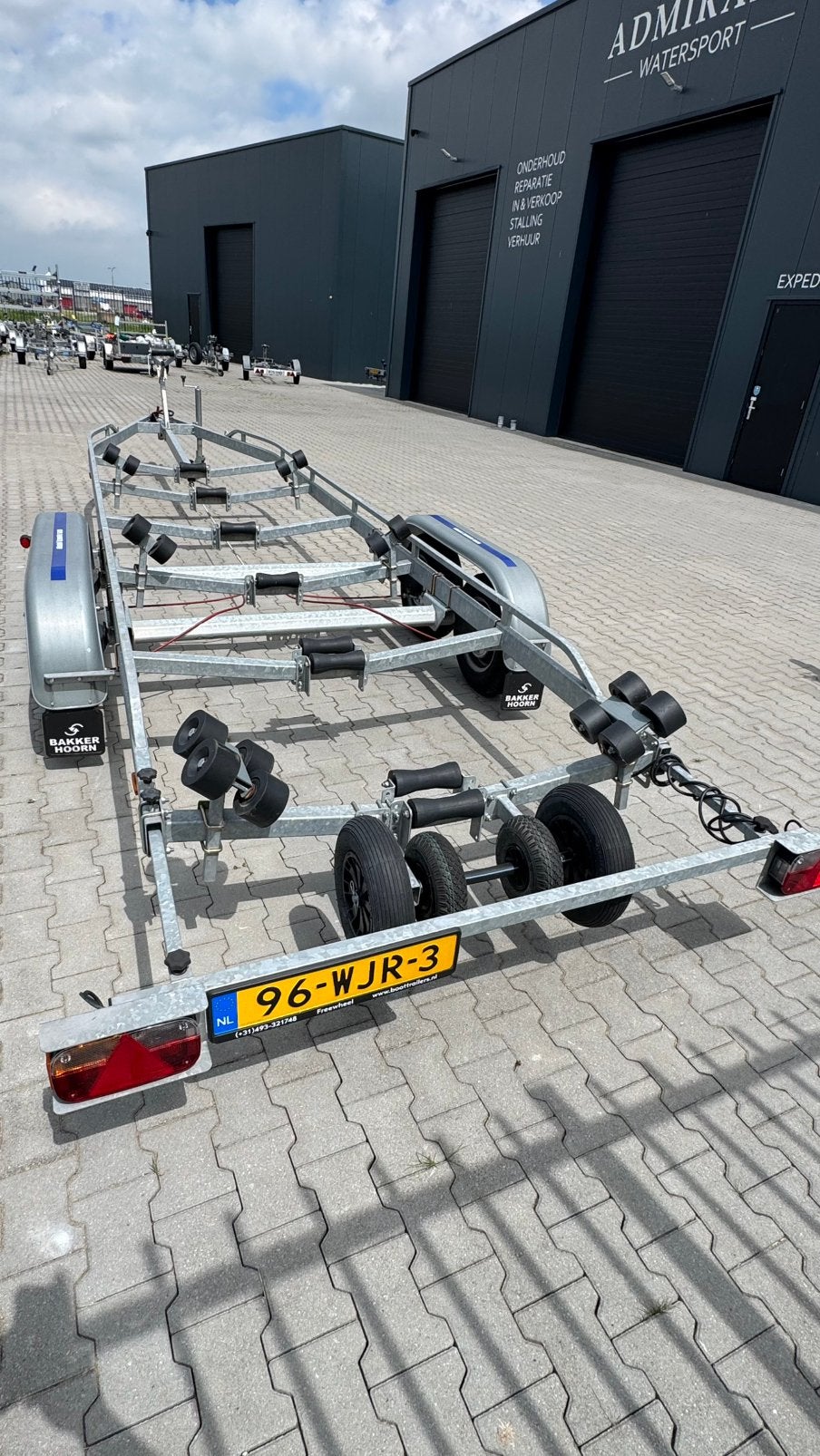Freewheel Boottrailer ( 2700kg / BTW Trailer ), Watersport en Boten, Info@admiraal-watersport.nl, Westrak 15, Nieuw, Minder dan 6 meter