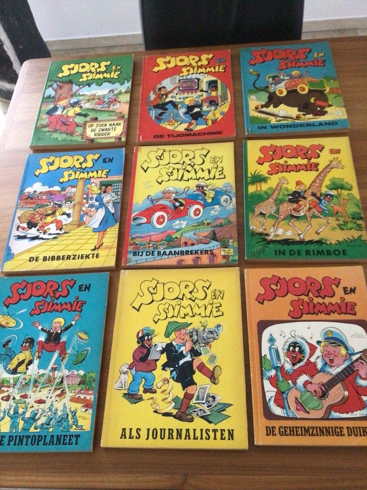 Sjors en Sjimmie stripboeken - Diverse titels 9 stuks, Boeken, Meerdere stripboeken, Ophalen of Verzenden, Gelezen