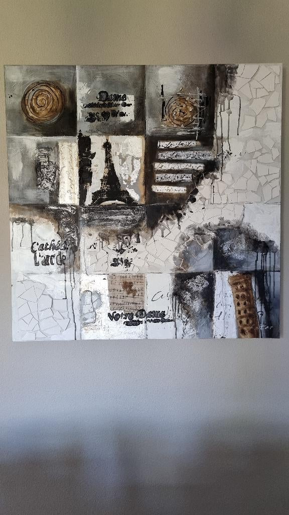 Schilderij, Huis en Inrichting, Ophalen, Zo goed als nieuw, Schilderij, 100 tot 125 cm