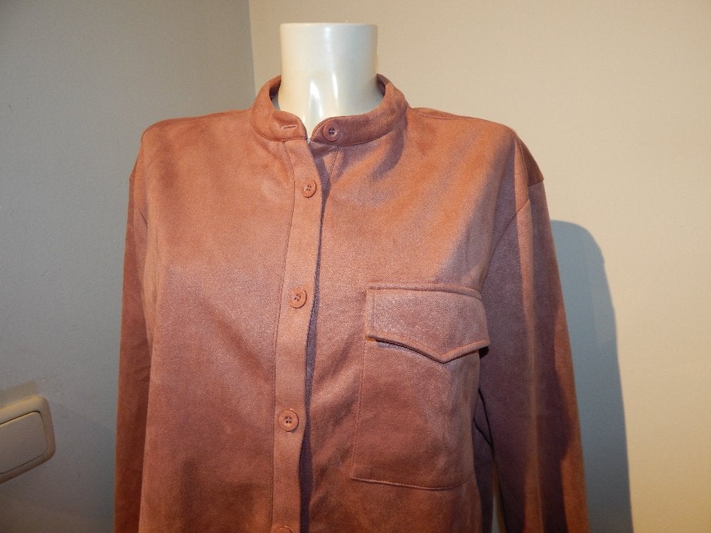 Studio Anneloes oud roze blouse aparte velourse stof XL, Studio Anneloes, Maat 46/48 (XL) of groter, Ophalen of Verzenden, Zo goed als nieuw