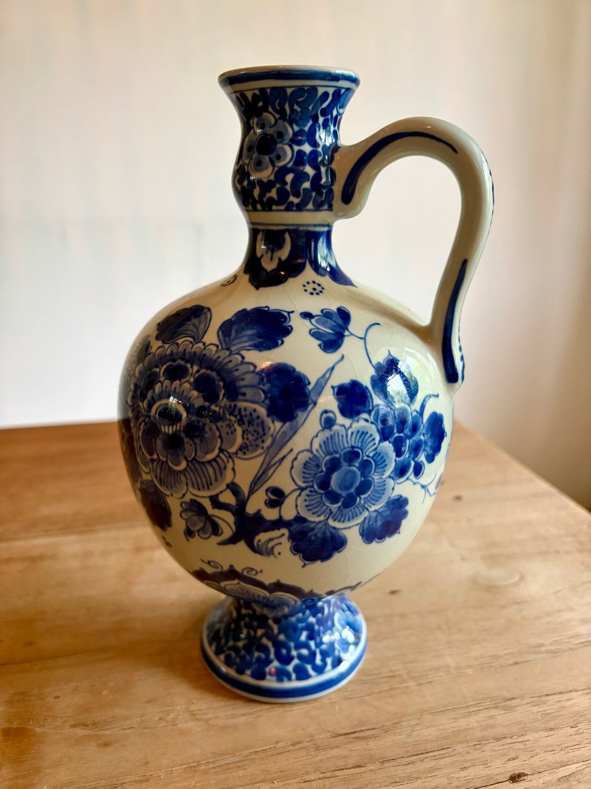 Delfts Blauw kannetje van De Porceleyne Fles, Ophalen