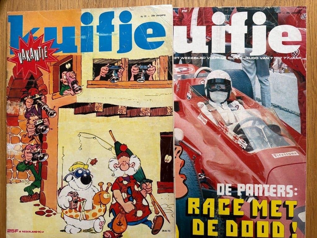 Kuifje tijdschrift 1968 tm 1974 incompleet, Ophalen of Verzenden, Gelezen, Overige typen