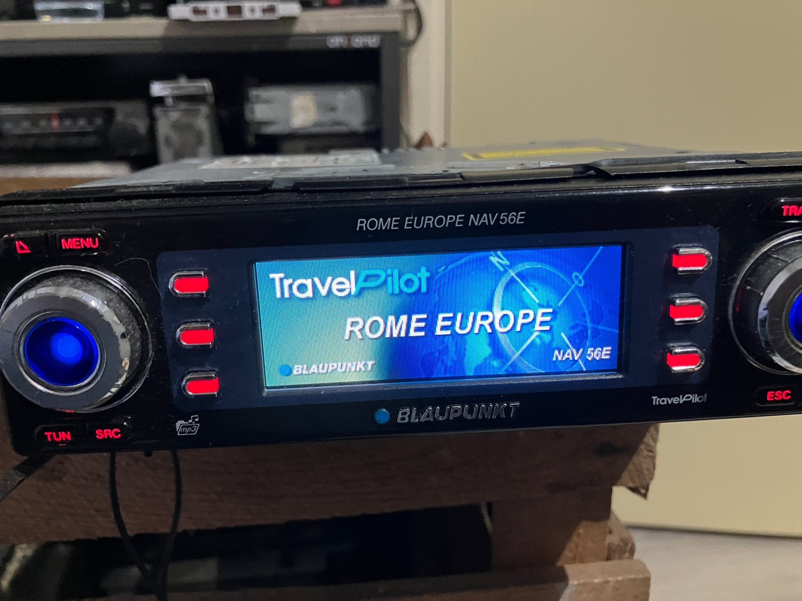 Blaupunkt TravelPilot Rome Europe NAV56E autoradio, Auto diversen, Autoradio's, Ophalen of Verzenden, Zo goed als nieuw