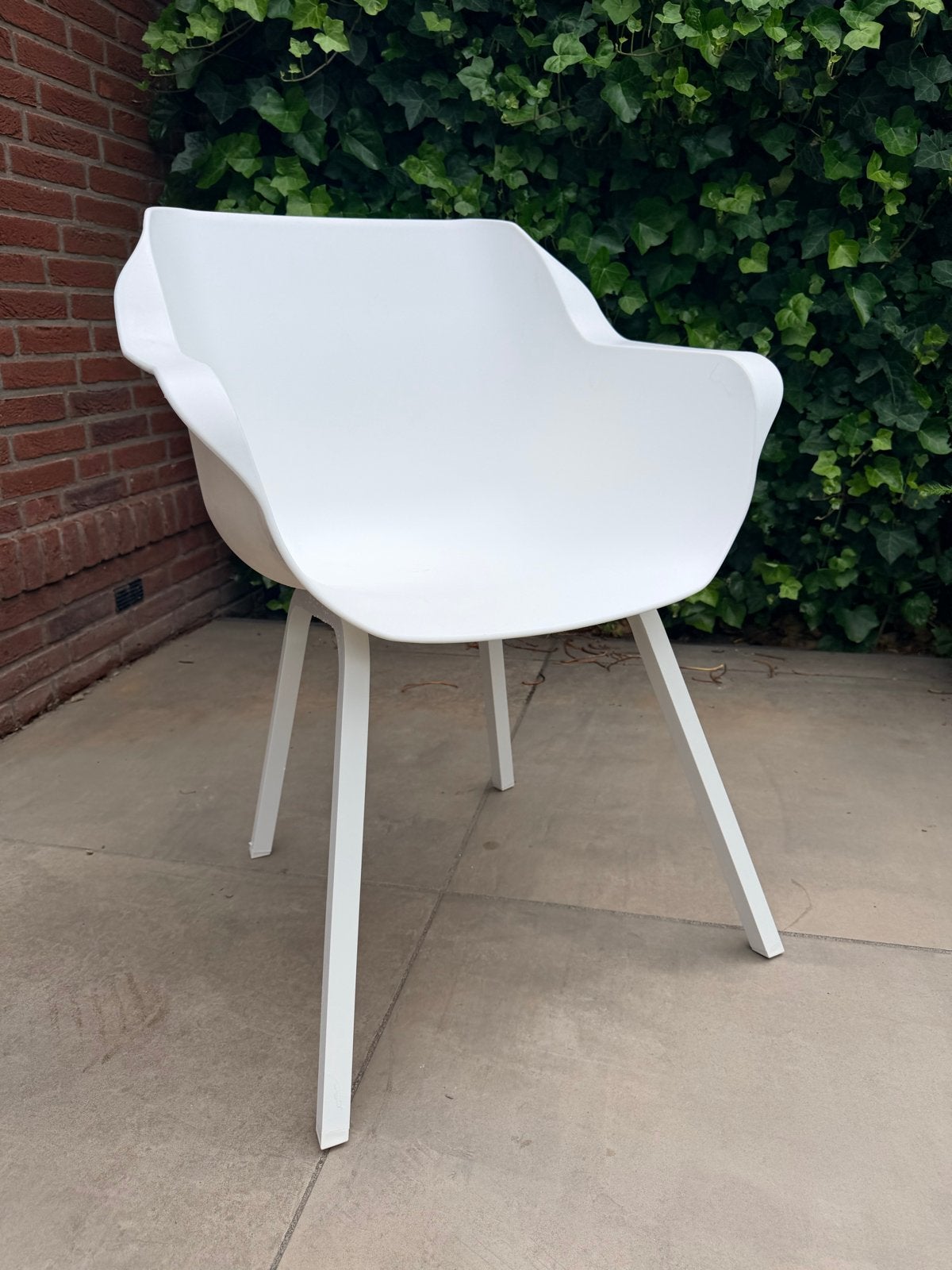 Hartman Sophie Element dining tuinstoel wit, Ophalen of Verzenden, Nieuw, Kunststof
