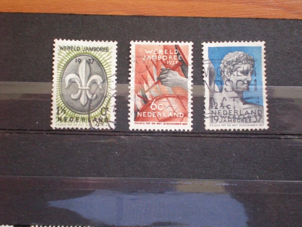 Nederland NVPH 293-295 gebruikt ( S 676 )..€ 0,10, Postzegels en Munten, Verzenden