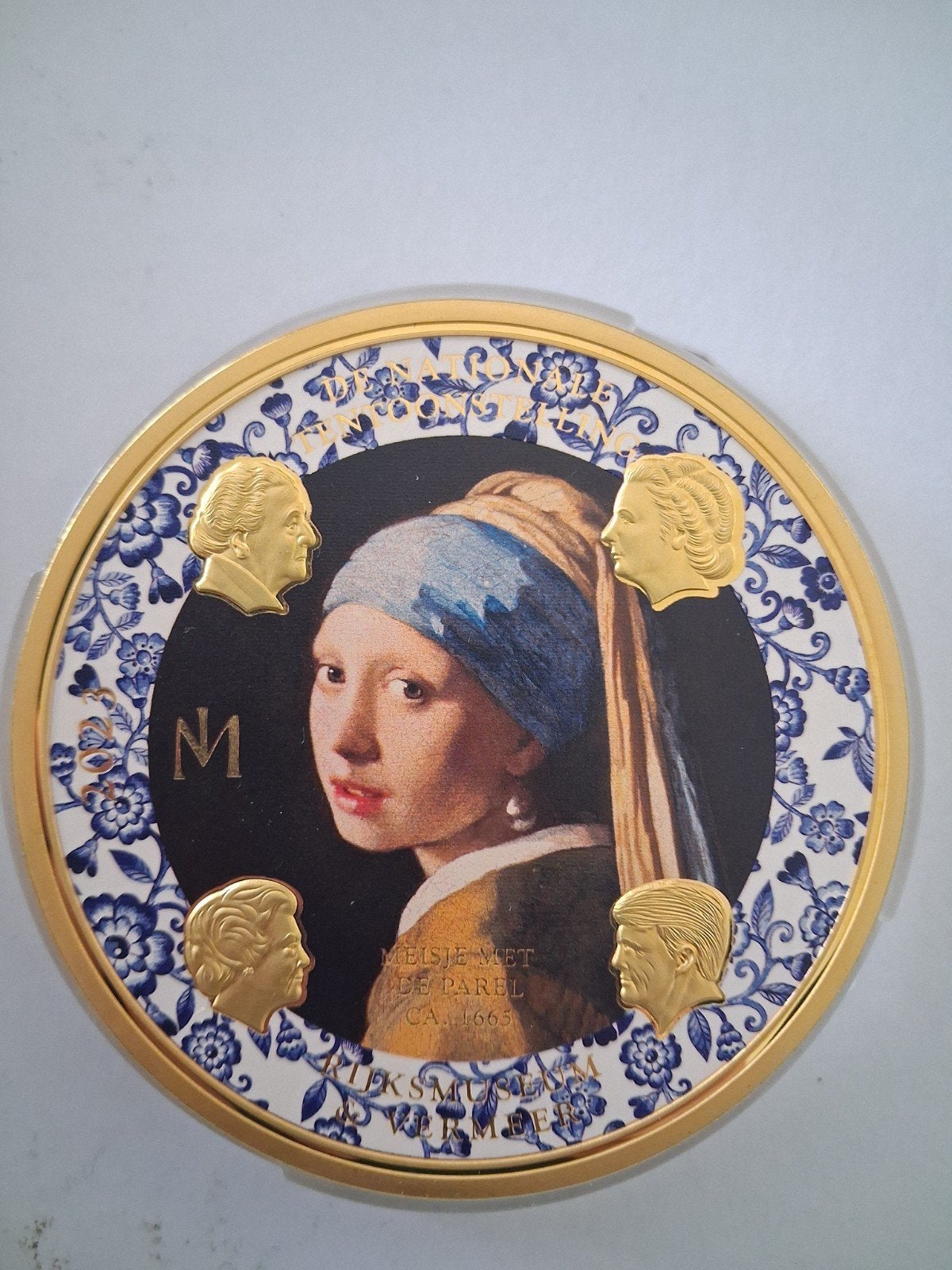Gouden munt 'Meisje met de Parel'  Koninkrijk der Nederlande, Koningin Beatrix, Losse munt, Goud, Overige waardes