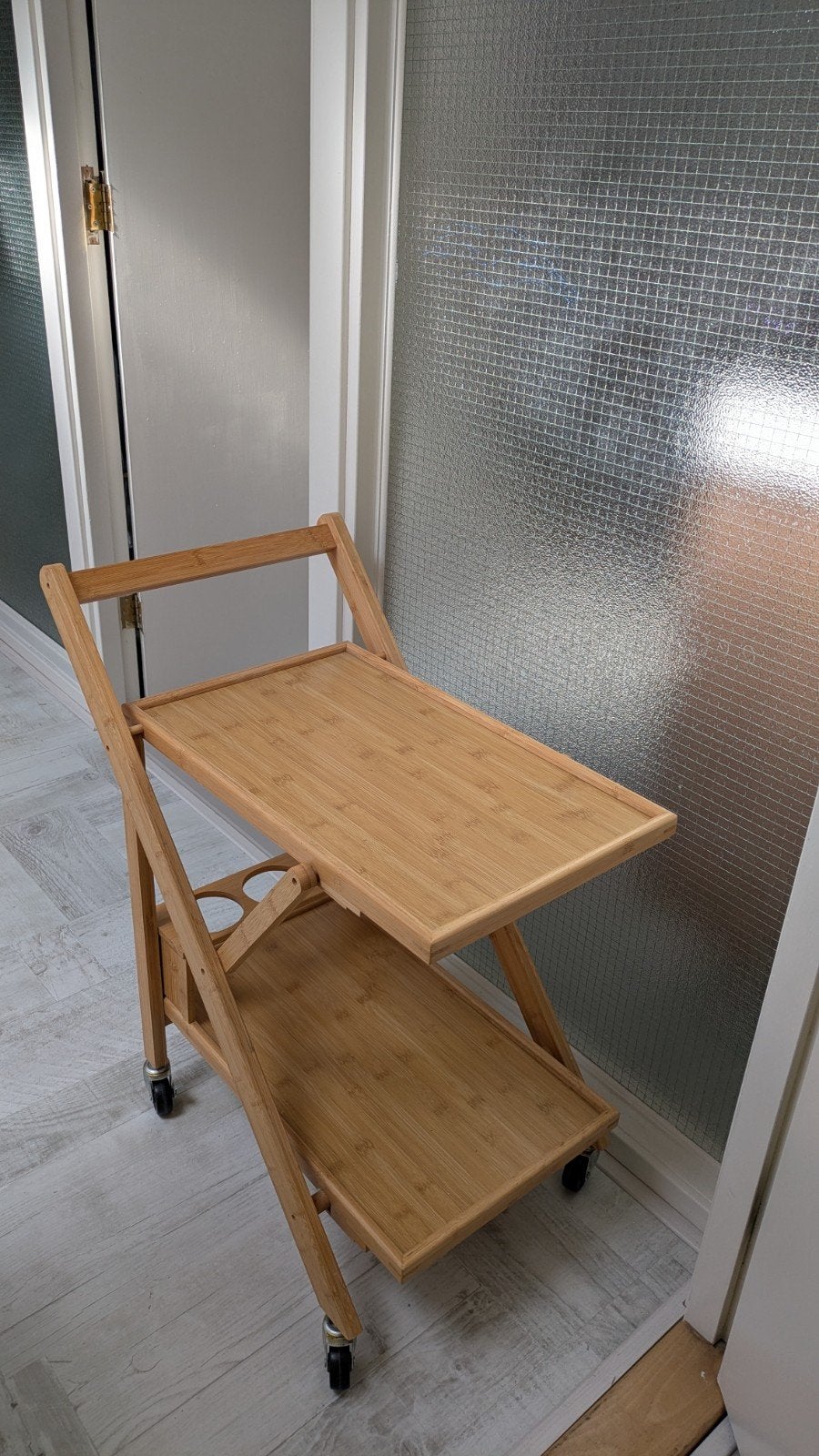 Houten trolley, Ophalen of Verzenden