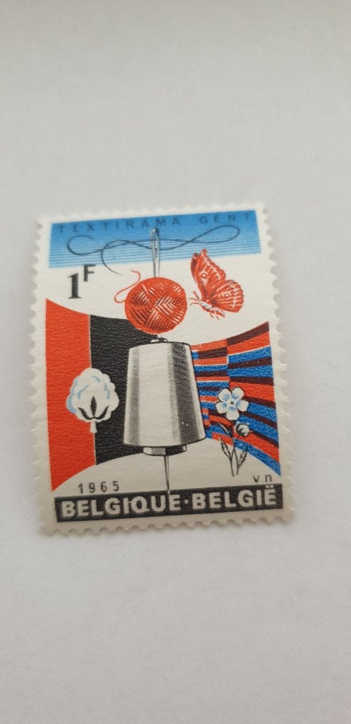 7109 belgie textirama gent 1965 postfris ., Postzegels en Munten, Postzegels | Europa | België, Verzenden