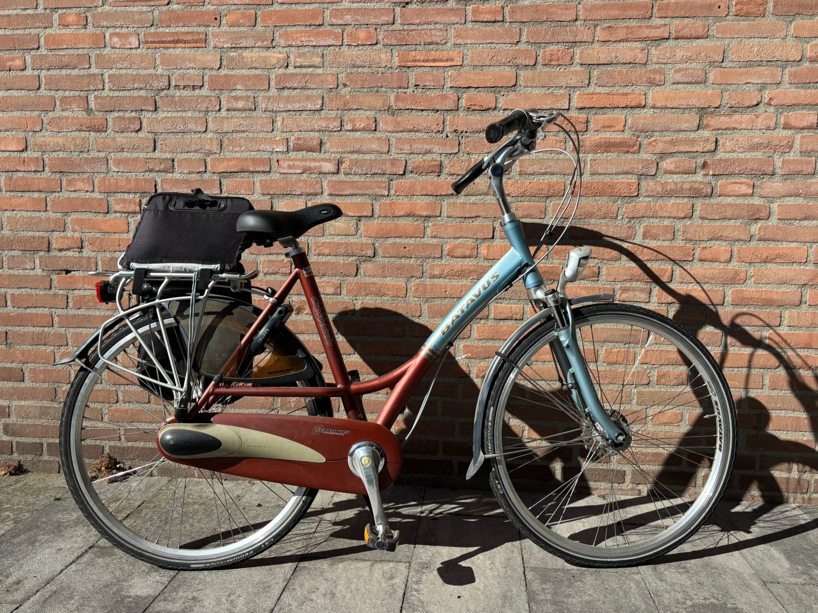 Damesfiets te koop MET of ZONDER, Ophalen, Gebruikt, Versnellingen, Batavus