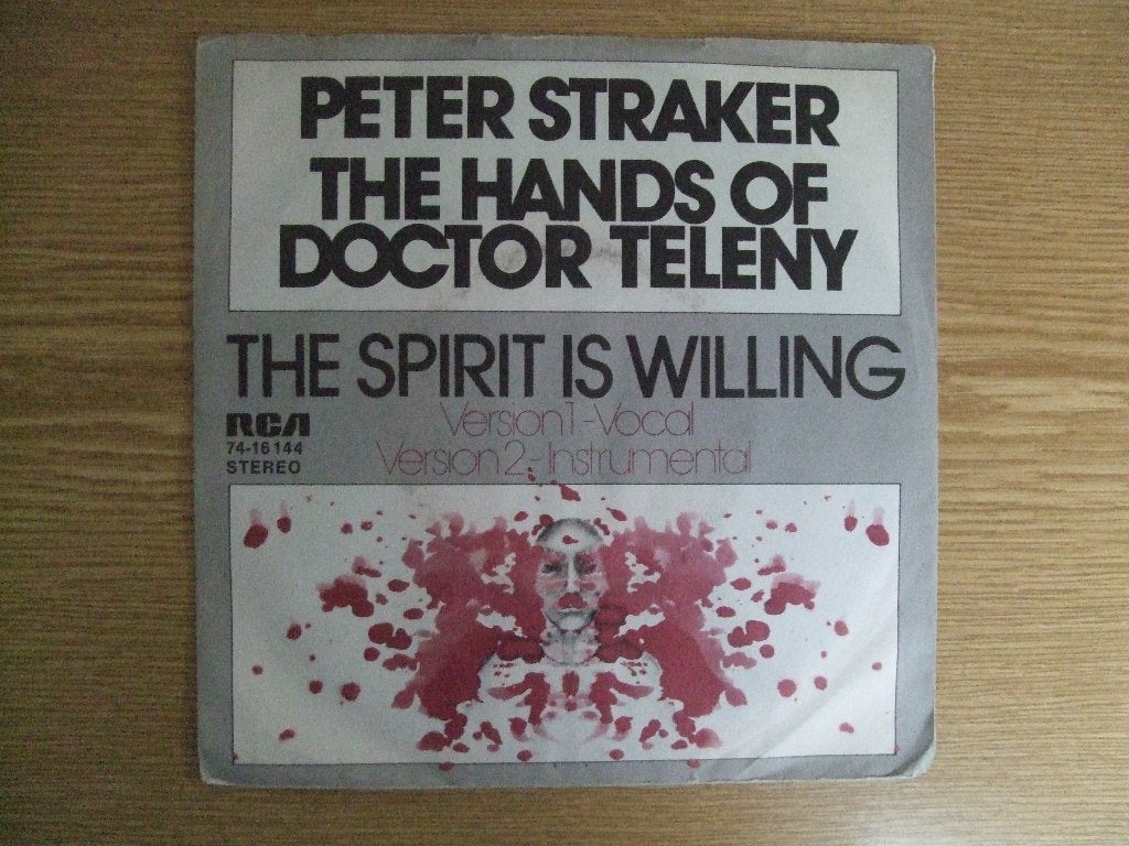 PETER STRAKER / THE HANDS OD DOCTOR TELENY   THE SPIRIT IS, 7 inch, Ophalen of Verzenden, Zo goed als nieuw, Pop