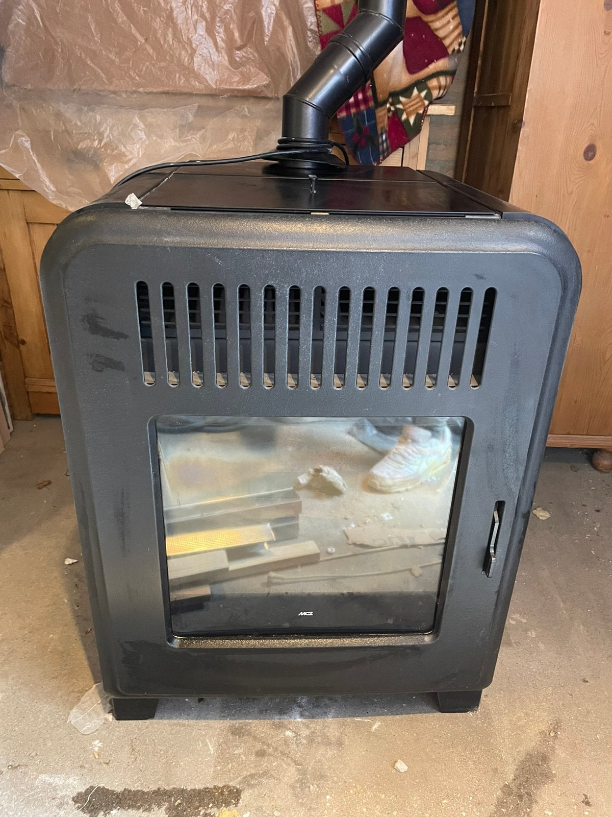 Pelletkachel pellet kachel 8 kW, Ophalen, Zo goed als nieuw, Overige brandstoffen, Pelletkachel