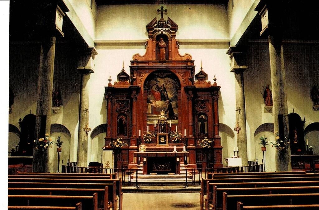 Babberich, interieur St. Franciscuskerk, Verzenden, 1940 tot 1960, Ongelopen, Gelderland