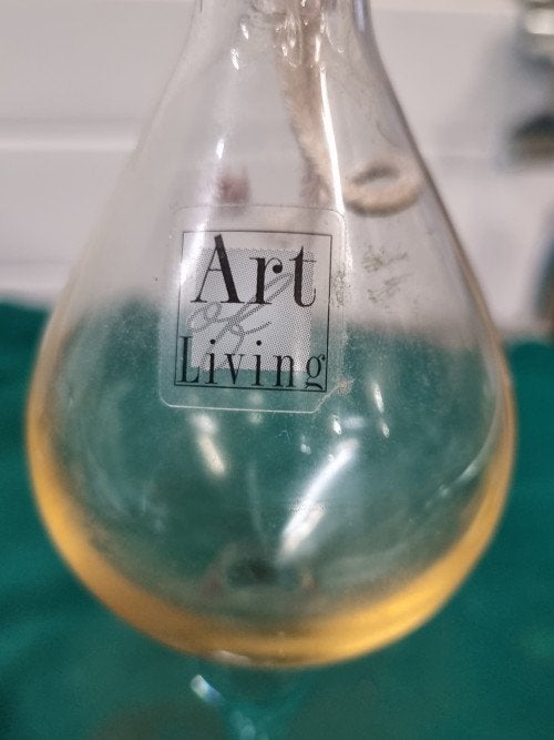 olielampje vintage art living glas, Ophalen of Verzenden, 'T Olde Gre-j, Info@toldegrej.nl, Endepoelstraat 20f Didam