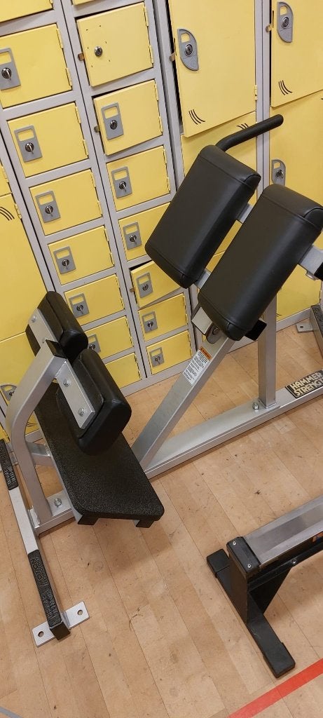 Hammer Strength Back Extension en Dip Station, Sport en Fitness, Ophalen, Gebruikt, Armen, Overige typen
