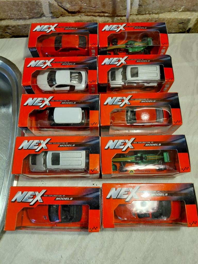 NEX Modelauto's - Diverse modellen (10 stuks), Hobby en Vrije tijd, Modelauto's | 1:18, Nieuw, Overige merken, Ophalen of Verzenden
