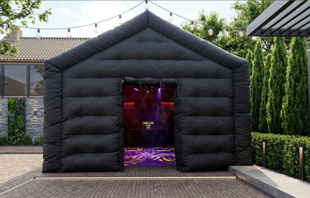 Huur de Black Party Box: Opblaasbare Nachtclub (5x5x4m), Tuin en Terras, Partytenten, Ophalen, Opvouwbaar, Partytent, Nieuw
