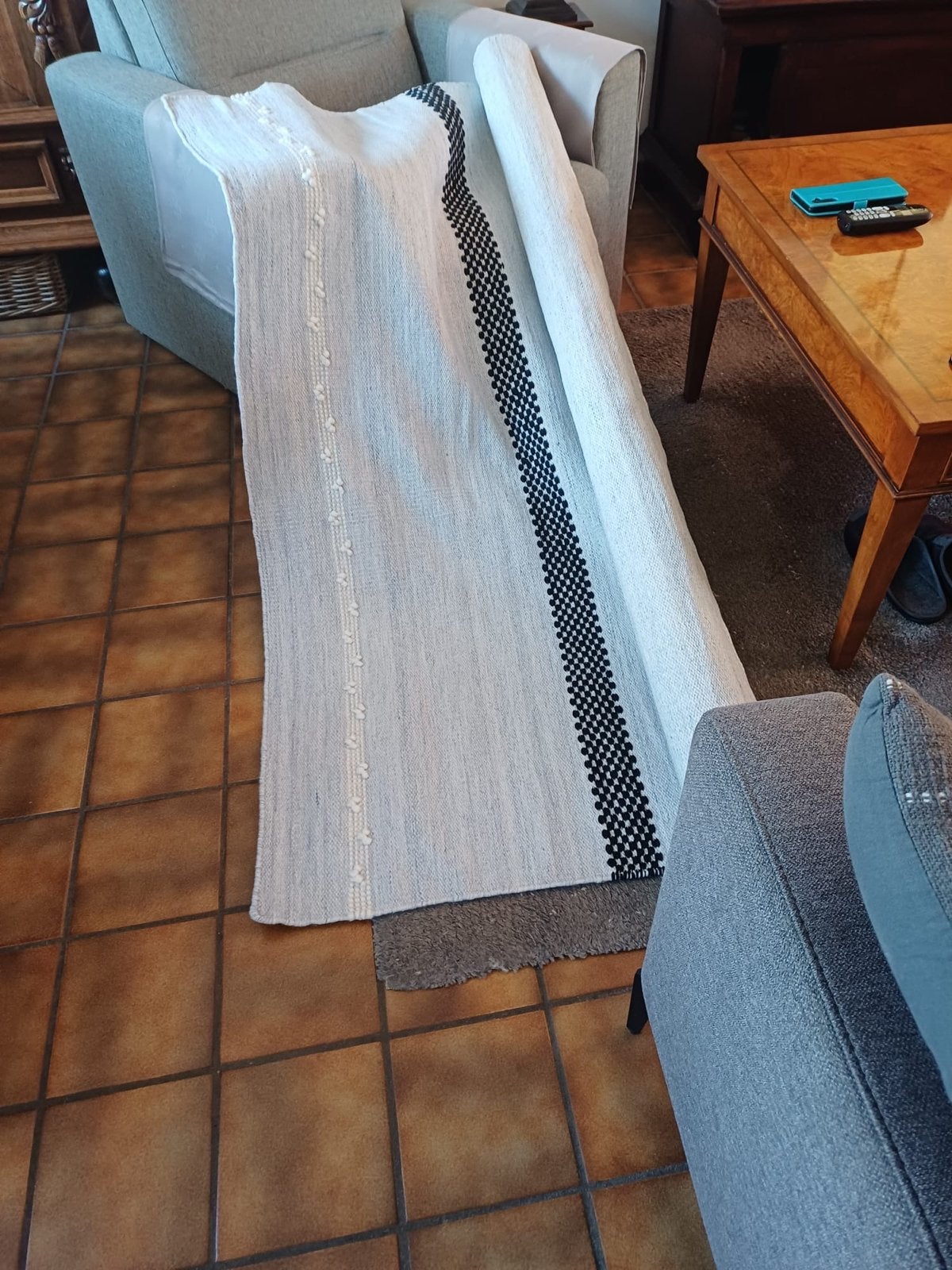 Nieuw vloerkleed 170x230 cm -, Huis en Inrichting, Stoffering | Tapijten en Kleden, Ophalen, Wit, 150 tot 200 cm, Rechthoekig