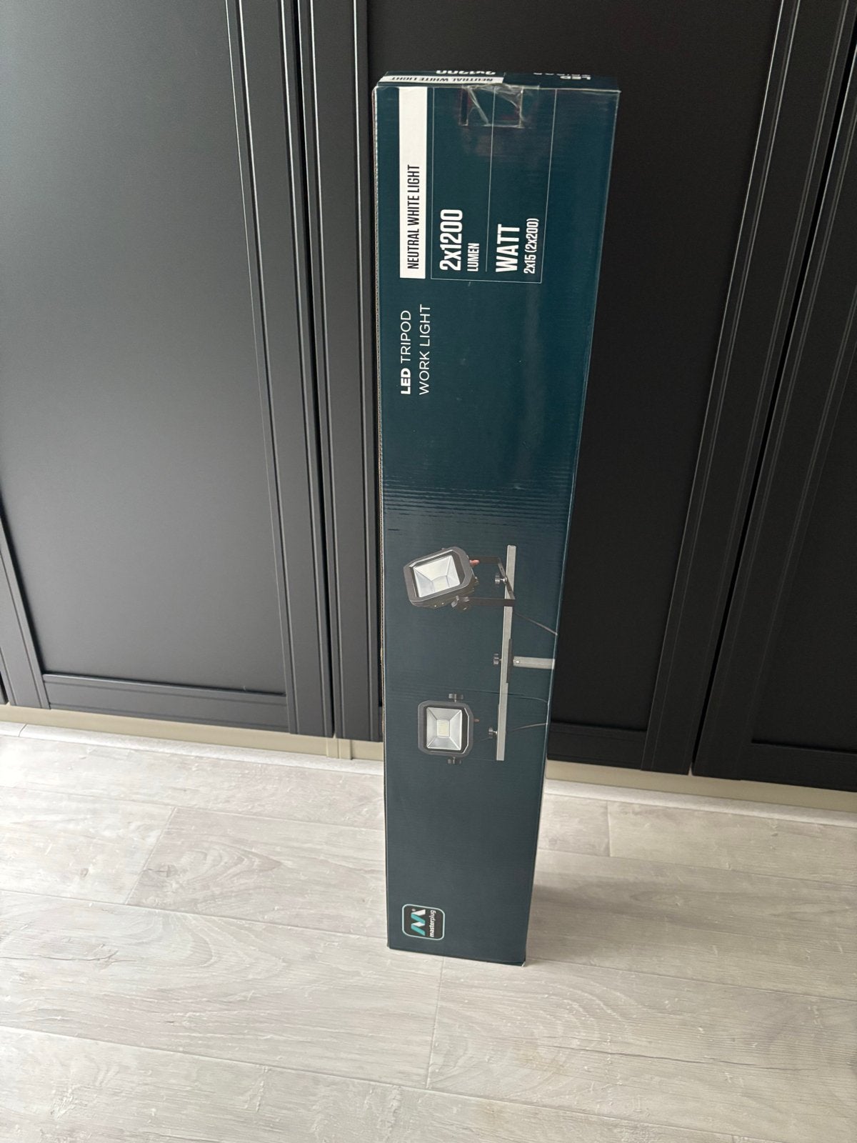 Masterplug LED Statief Bouwlamp 2x15W (2x1200 Lumen), Minder dan 50 watt, Ophalen of Verzenden, Lamp met armatuur, Nieuw