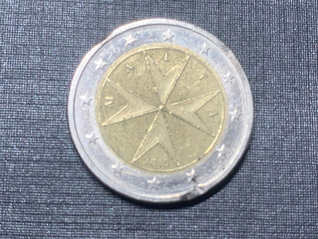 Zeer Zeldzame MALTA Munt, Ophalen of Verzenden, Losse munt, Malta, 2 euro