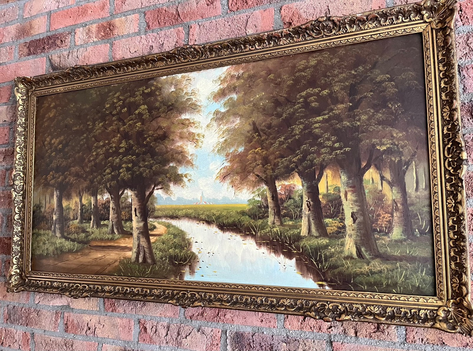 Oud schilderij, Ophalen
