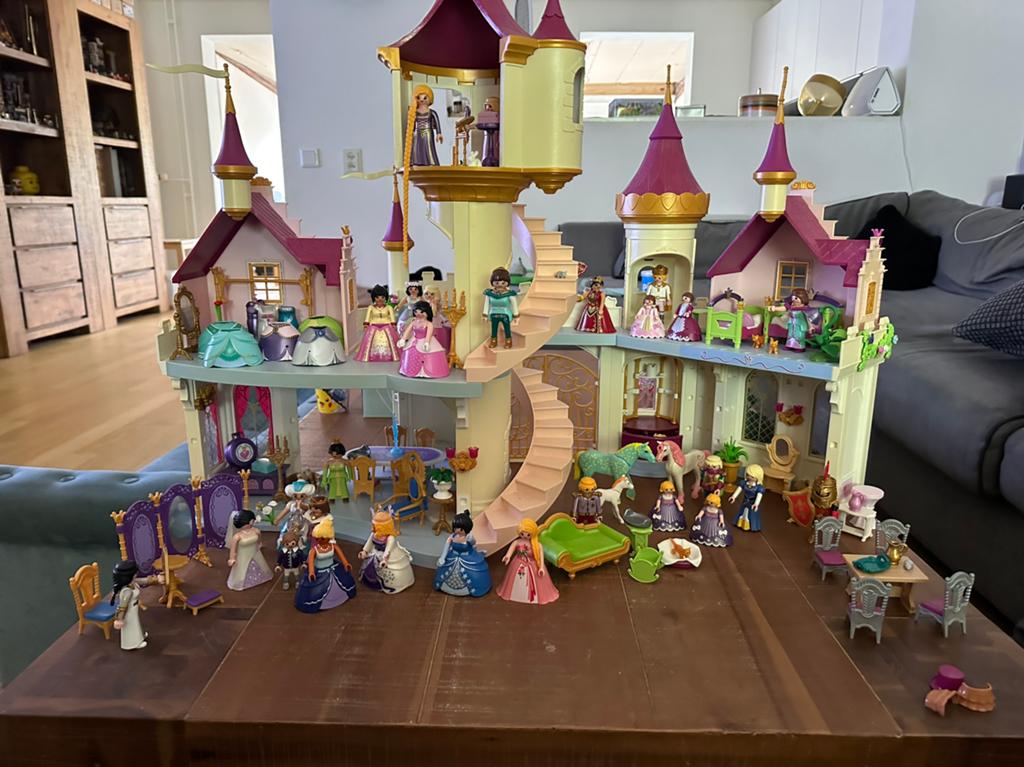 Playmobil prinsessen kasteel, Ophalen of Verzenden, Gebruikt