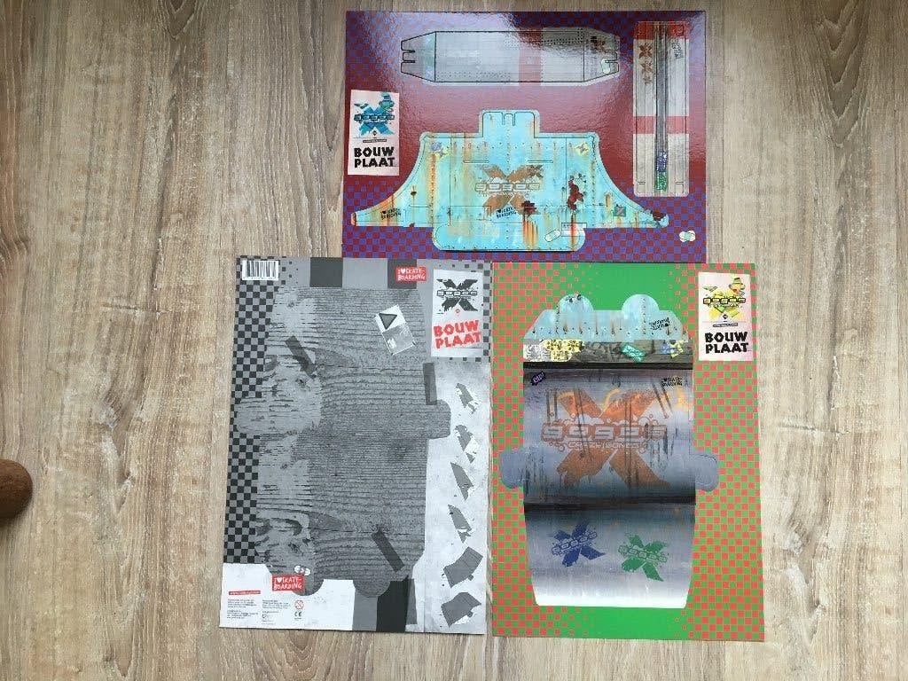 Skateboard bouwplaat van C 1000, Verzamelen, C1000, Verzenden