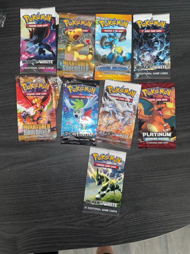 Lege Pokémon Booster Packs - Diverse Series, Ophalen of Verzenden, Gebruikt, Overige typen