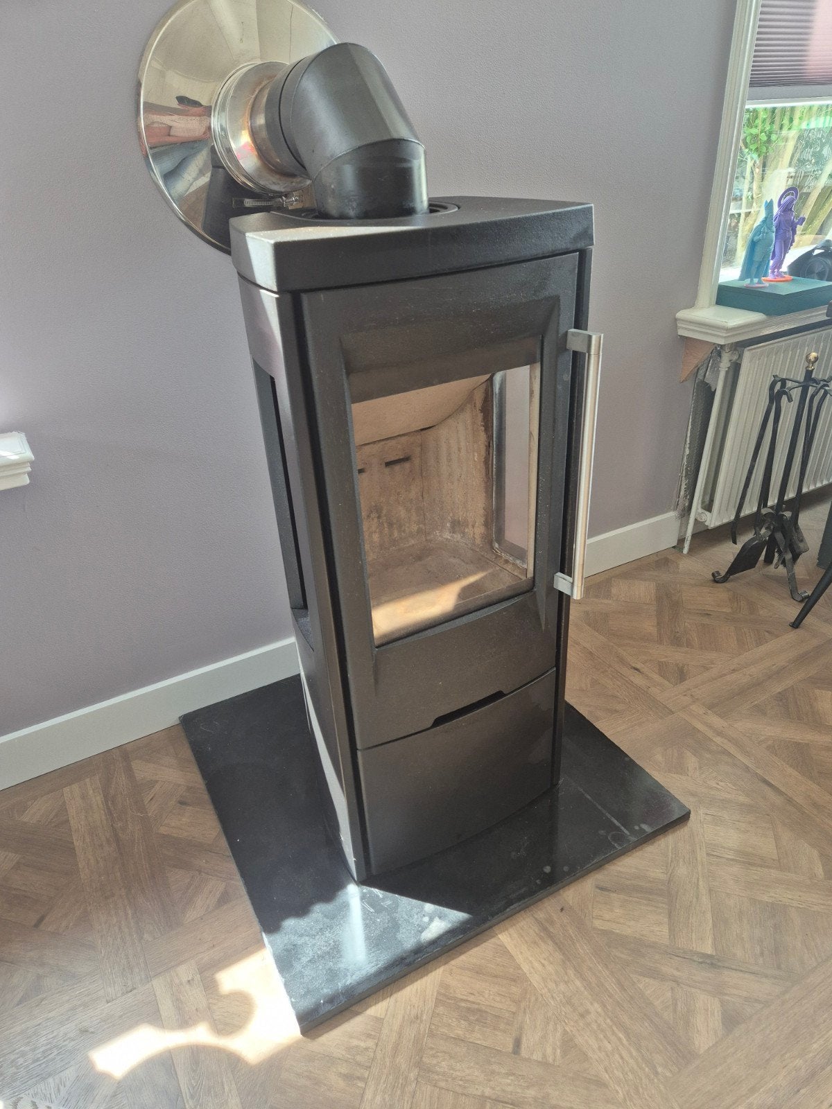 TermaTech TT30G Houthaard 5 kW - Deens design, Huis en Inrichting, Ophalen, Gebruikt, Vrijstaande haard, Houthaard