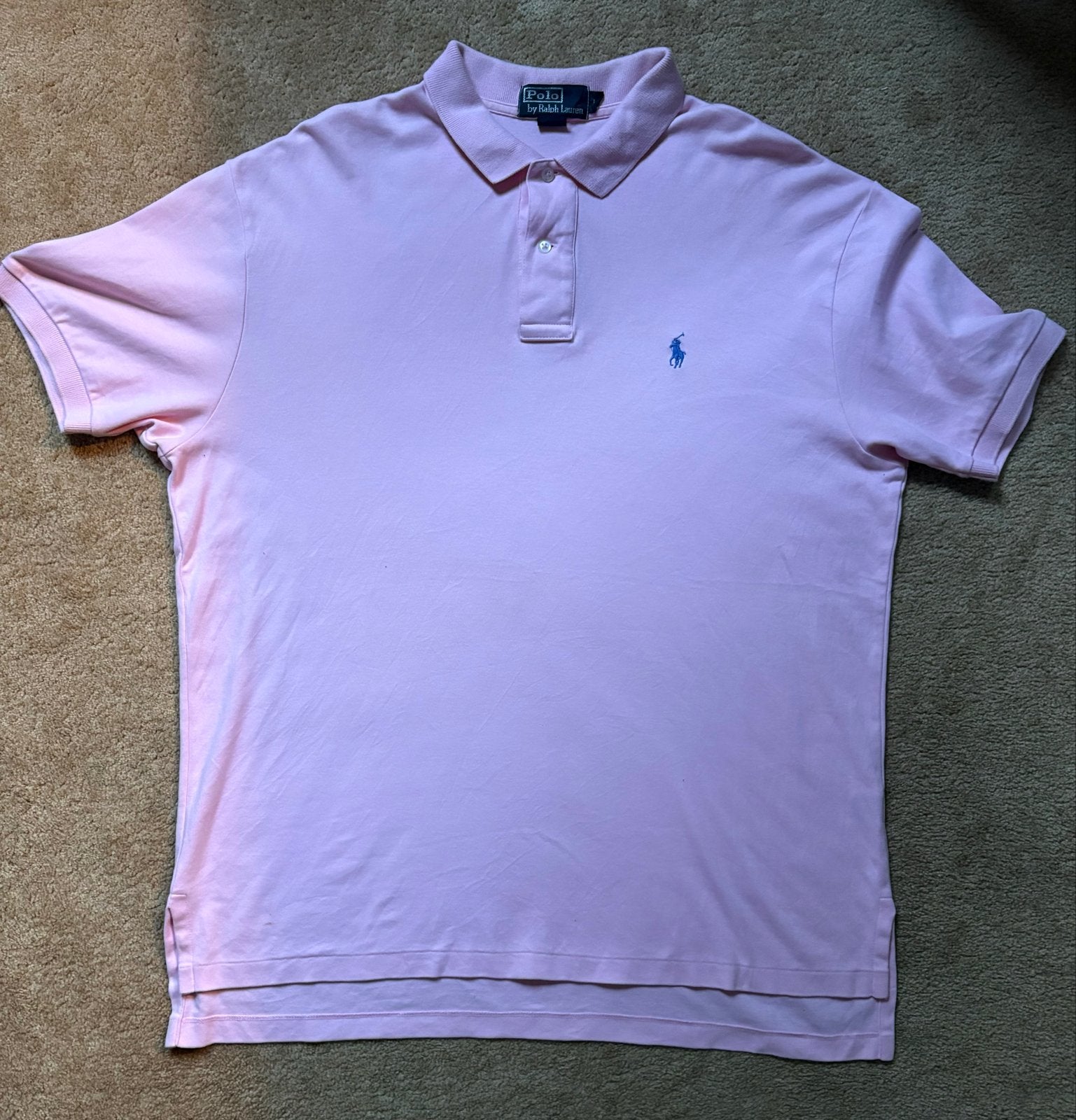 Polo Ralph Lauren Poloshirt Roze Maat L(XL), Ophalen of Verzenden, Zo goed als nieuw, Maat 52/54 (L), Roze