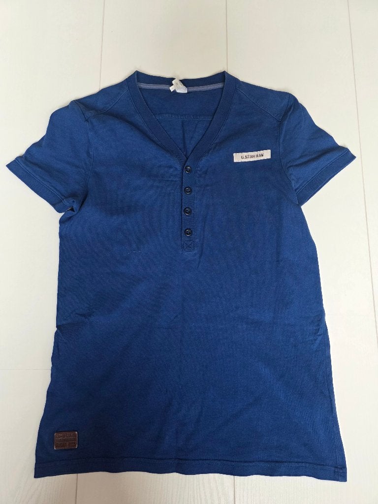 T-shirt G-star raw S, Kleding | Heren, T-shirts, G-Star Raw, Blauw, Ophalen of Verzenden, Gedragen