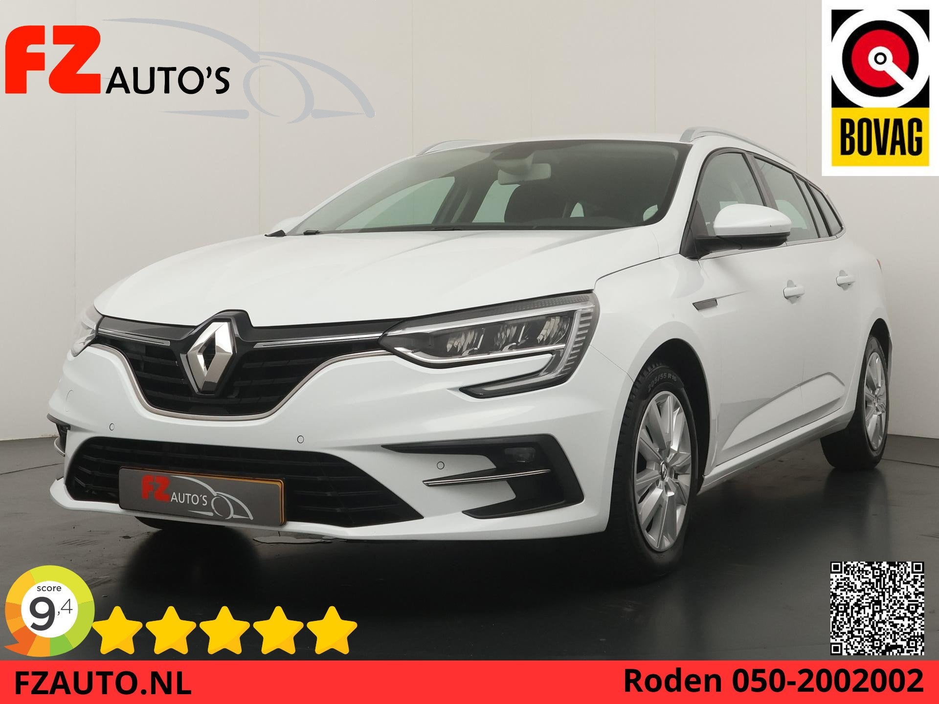 Renault Mégane Estate 1.3 TCe Business Zen - Navigatie - Cl, Voorwielaandrijving, Stof, Gebruikt, Euro 6