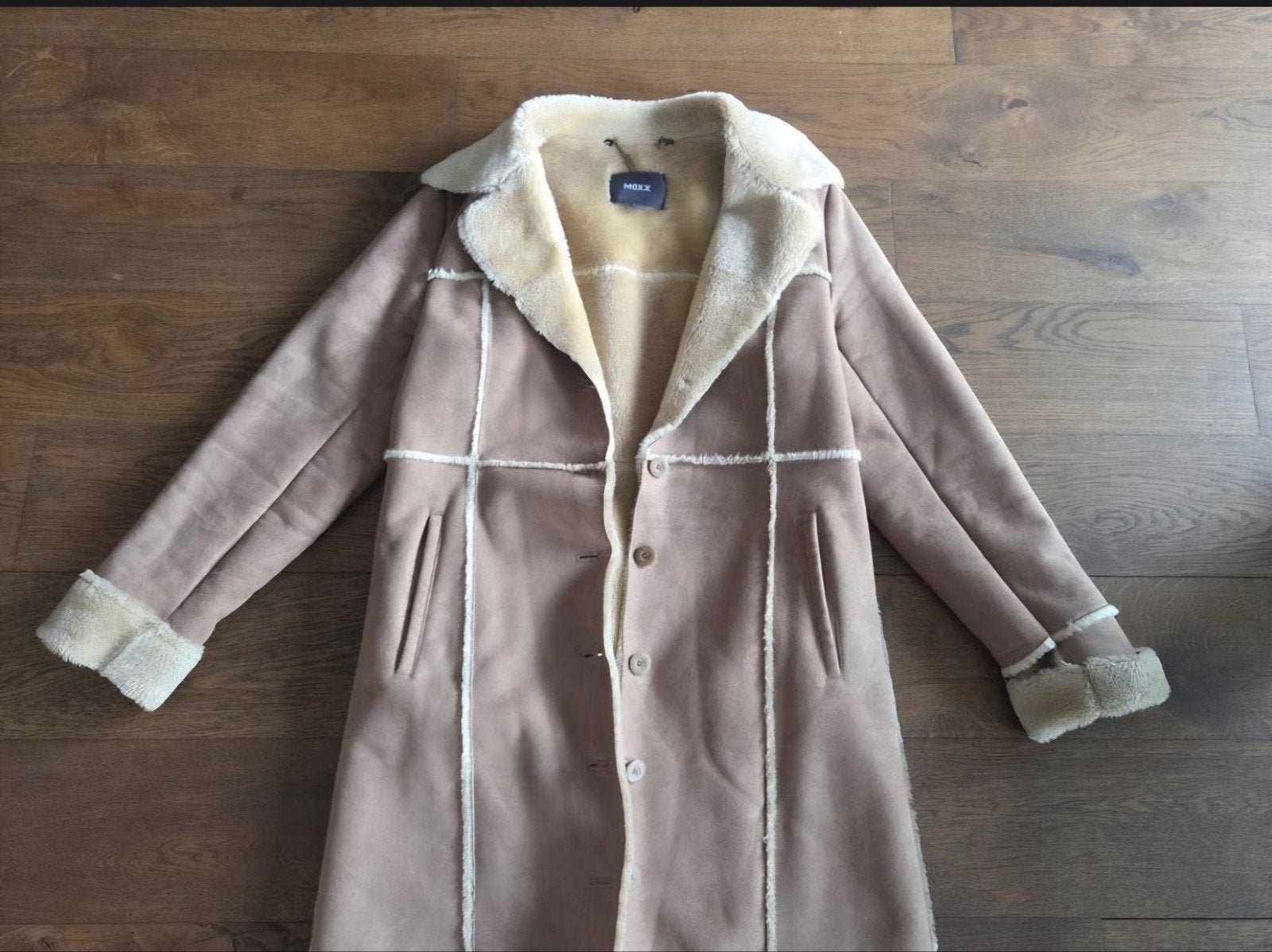 MEXX lammy coat maat 40, Maat 38/40 (M), Mexx, Bruin, Ophalen of Verzenden