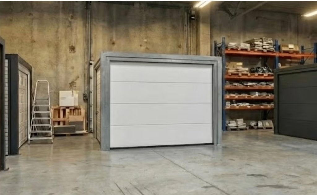 sectionale poort, Ophalen, Gebruikt, Garagedeur, 120 cm of meer