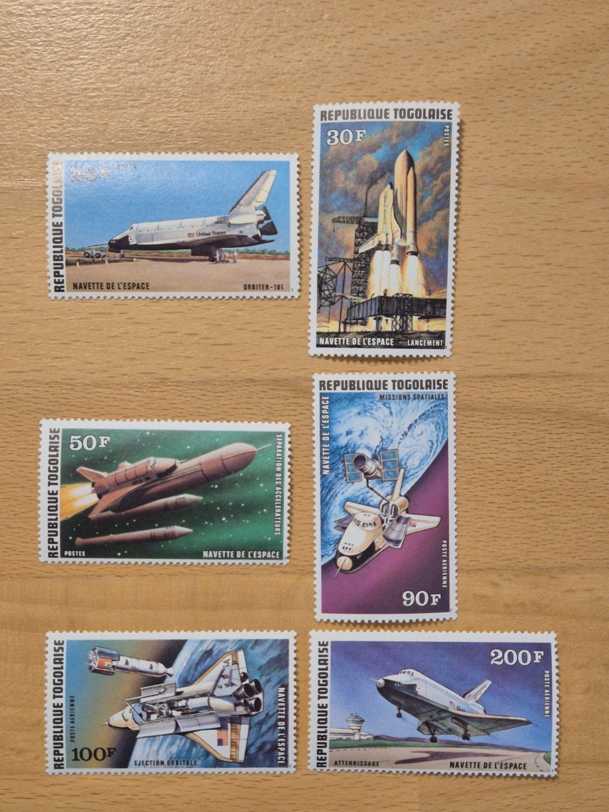 Togo 1977 ruimtevaart, Postzegels en Munten, Ophalen of Verzenden, Overige landen, Postfris