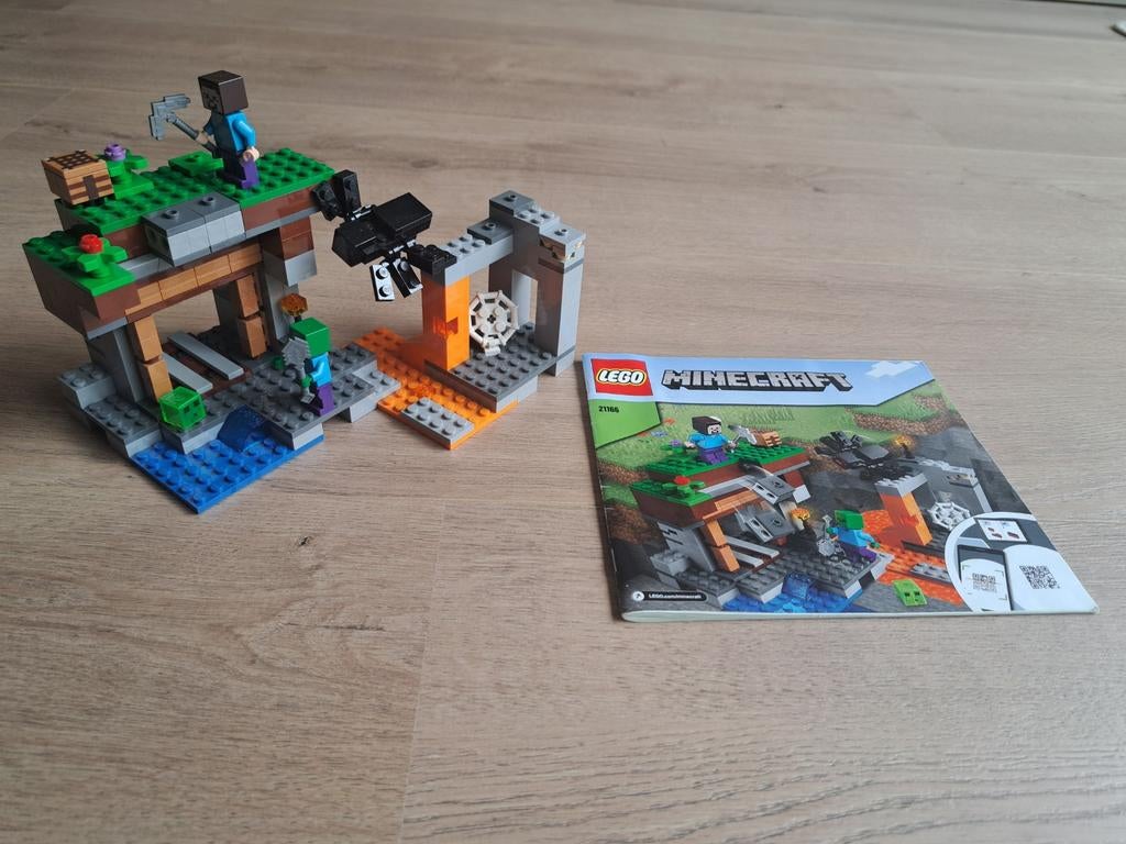 Lego minecraft 21166, Ophalen of Verzenden, Zo goed als nieuw, Complete set, Lego
