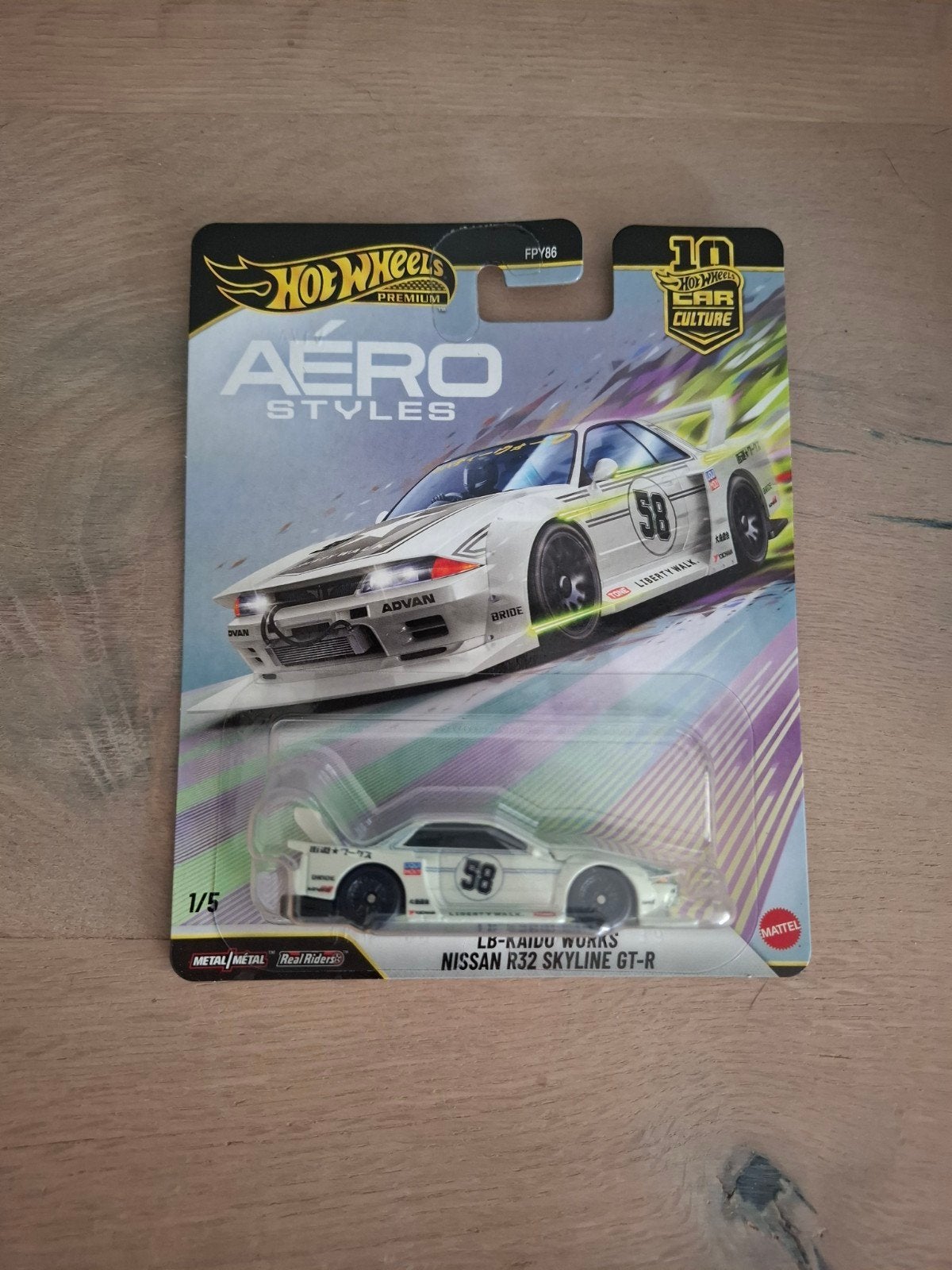 Hot Wheels Premium Aero Styles - Nissan R32 Skyline GT-R, Ophalen of Verzenden, Nieuw, Auto