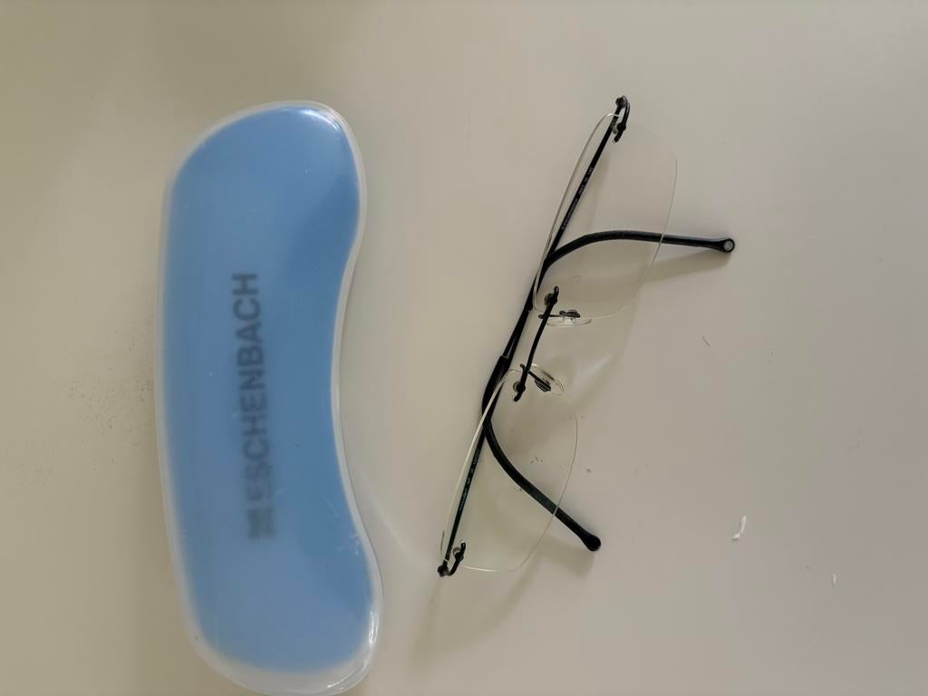 Eschenbach rimless titan flex met koker 3843 10 145, Ophalen of Verzenden, Zo goed als nieuw, Overige kleuren, Overige merken