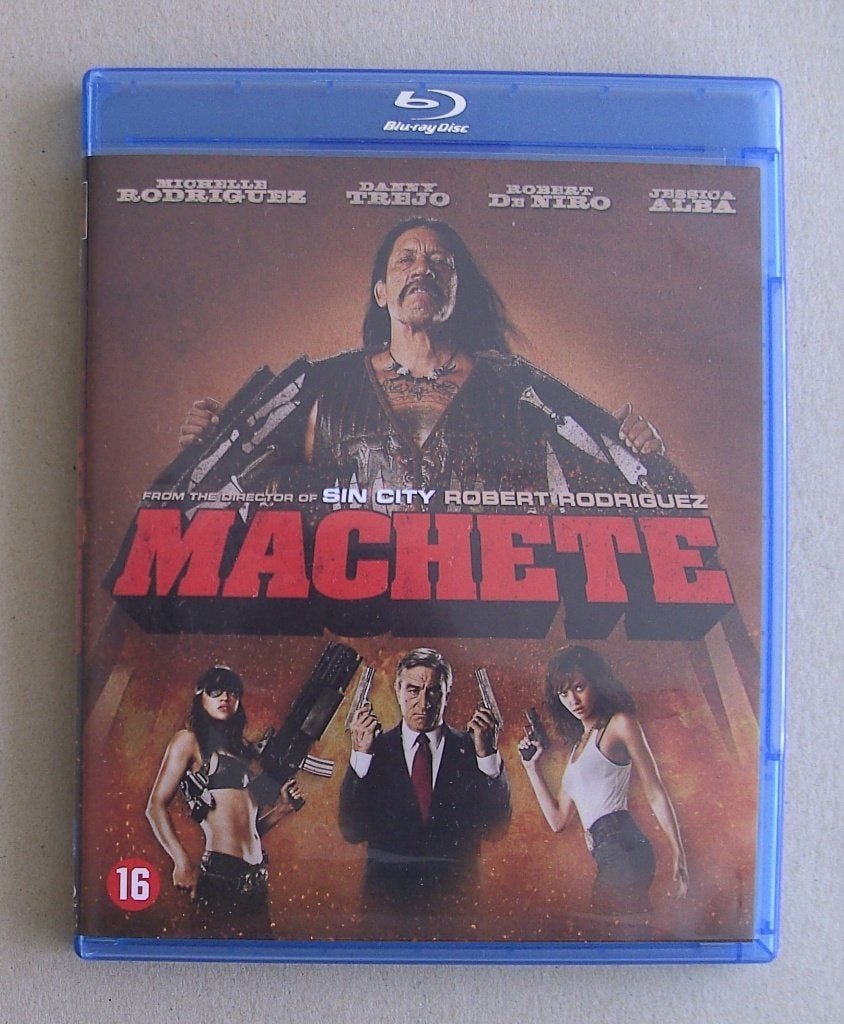 Blu-ray  Machete, Ophalen of Verzenden, Zo goed als nieuw, Blu-ray, Actie
