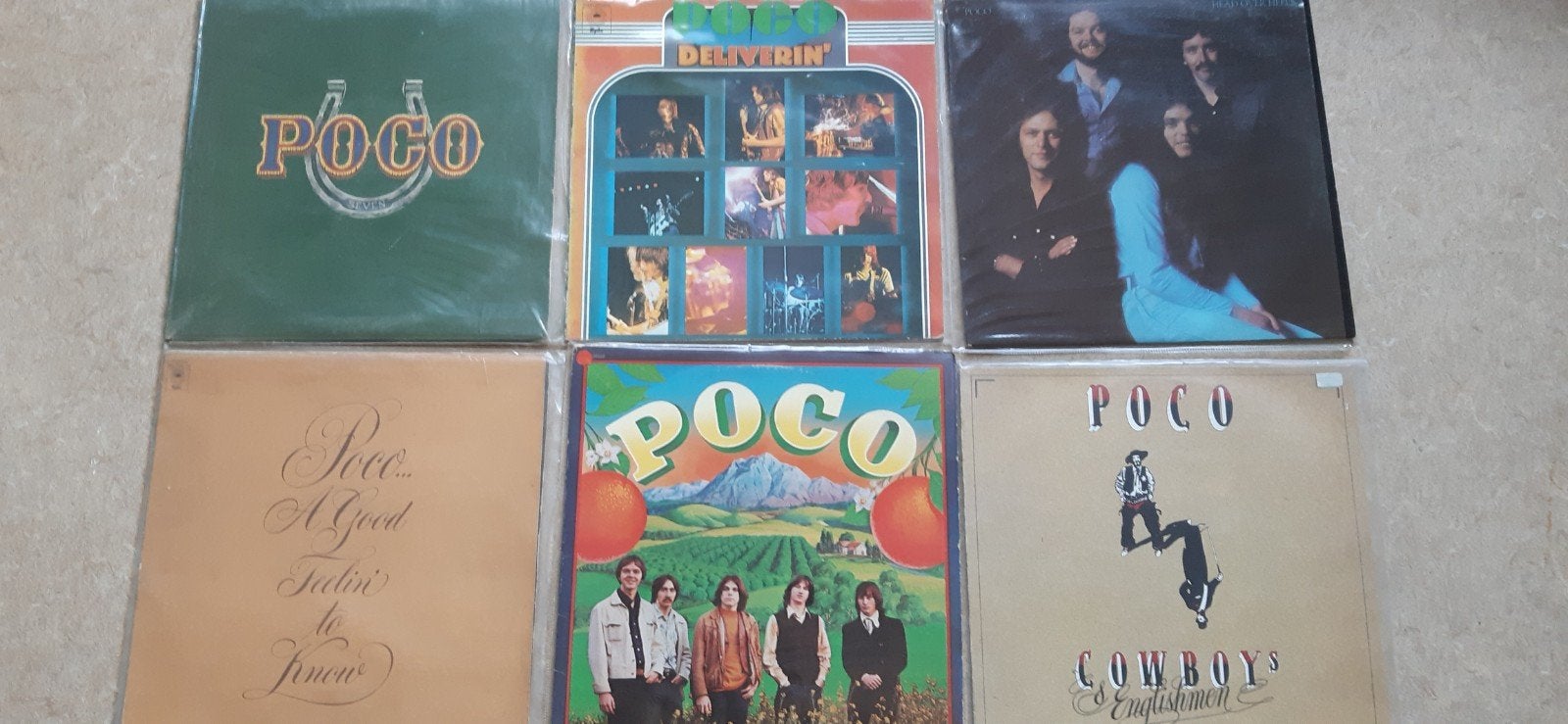 Collectie  8 POCO LP's/ jr 70. zeer goede st.zie div foto's!, Cd's en Dvd's, Vinyl | Pop, Ophalen of Verzenden