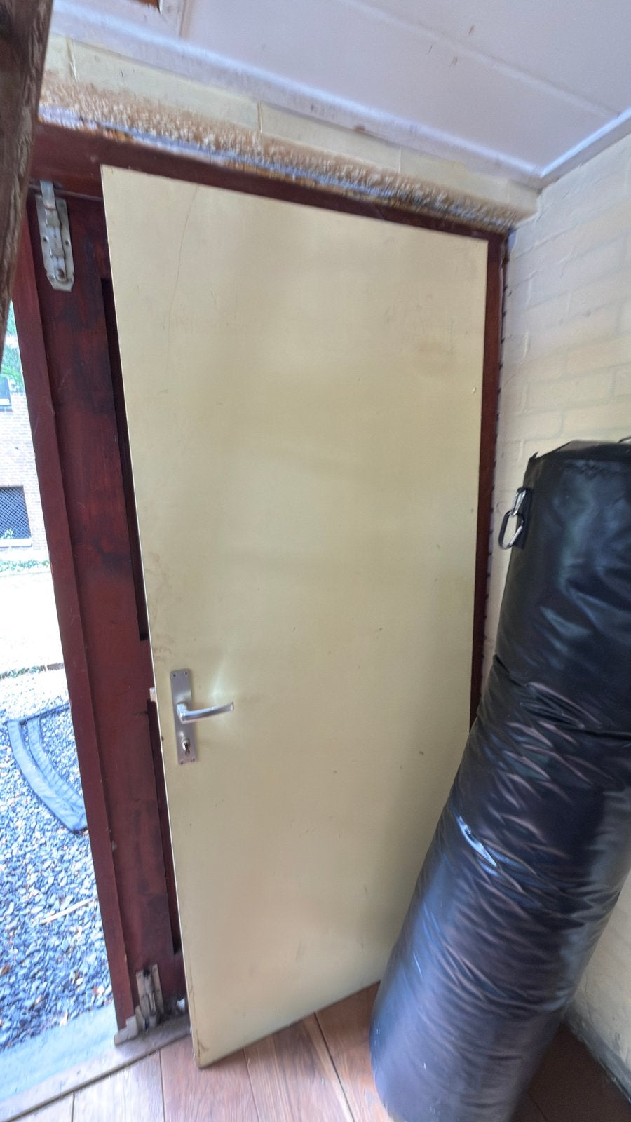 Gebruikte Buitendeur met Klink en Slot, Ophalen, Gebruikt, 80 tot 100 cm, Buitendeur