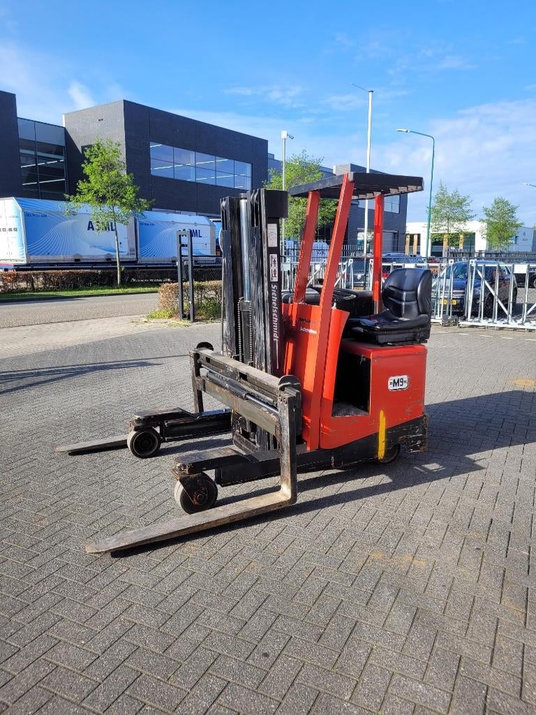Sichelschmidt 4-weg reachtruck – 2.5 ton – nieuwe accu, Ophalen, Reachtruck, Sichelschmidt, Elektrisch