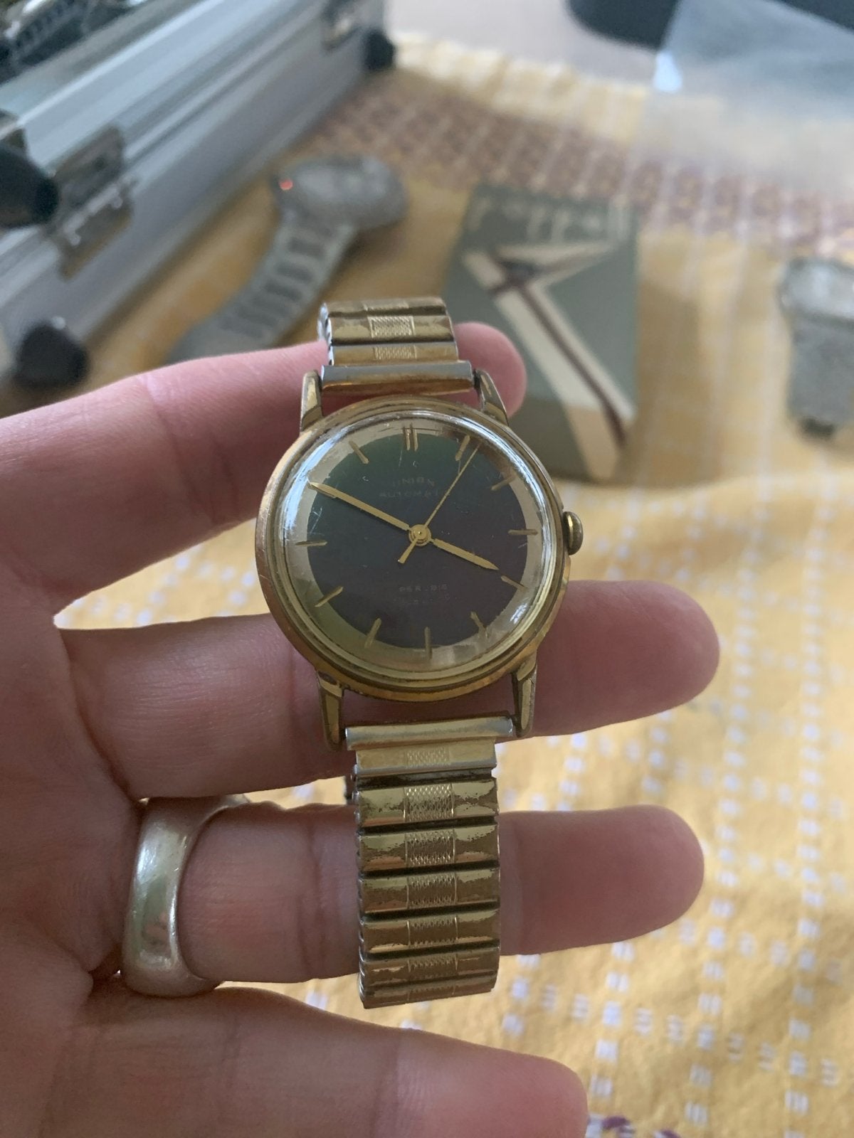 Union Horloge 25 Rubis Automatisch Incabloc Water Resistent, Sieraden, Tassen en Uiterlijk, Overige merken, Overige materialen